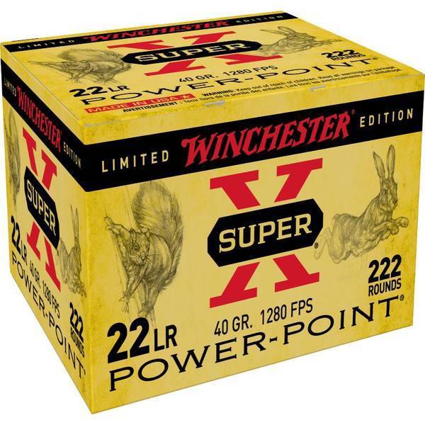 Winchester Super-X Power Point .22LR 40gr. 222rd Box